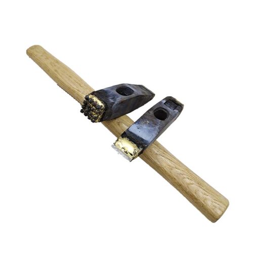 石材雕刻锤合金钳工锤玉石打磨整形锤复古工具合金凿毛锤凿荔枝面