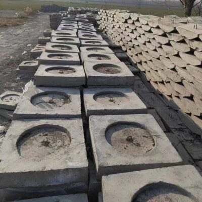 水泥卡盘电线杆用拉线盘电杆标志桩混凝土地锚石400*800直销现货