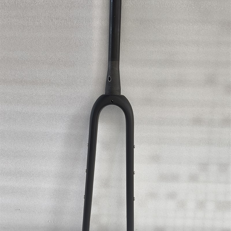 全碳内走线前叉/瓜车前叉公路车锥管前叉D/碳纤维硬叉开档100*12m