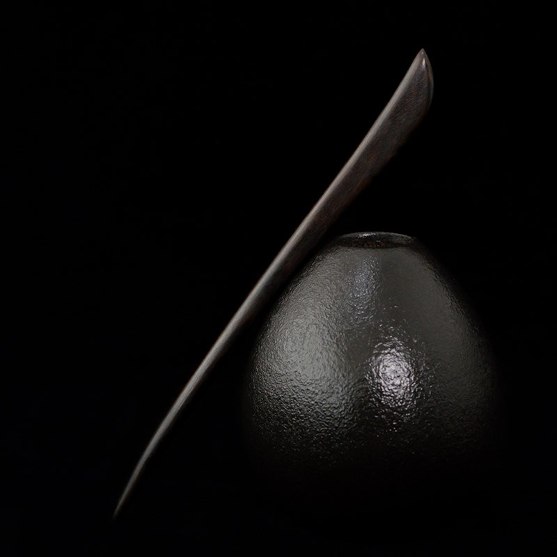 加长绿檀木发簪古风新中式国风女高级感2024新款高端W日常通勤木