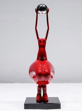 玻璃钢抽象人物客厅摆件创意现代雕塑结婚酒店样板房装饰家居饰品