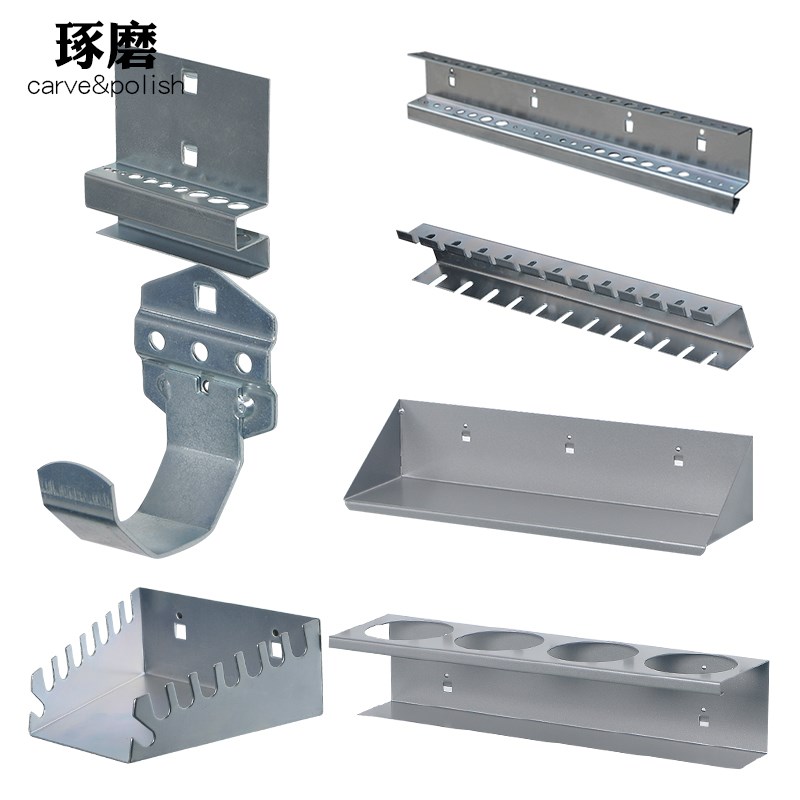 圆瓶挂架工具架洞洞板挂钩金属挂架配件水瓶架喷漆塑料瓶挂架