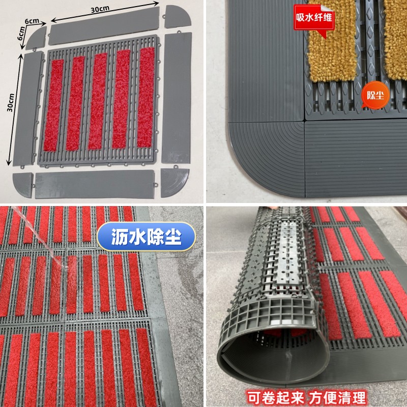 门厅除尘地垫别墅豪宅家居门口防滑地毯家用入户门垫商店进门脚垫