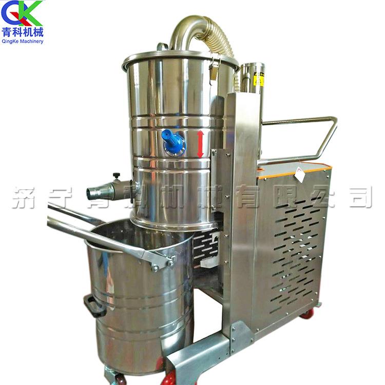 移动式90L工业吸尘器 铁屑焊渣碎石清理机 喷塑粉尘过滤设备