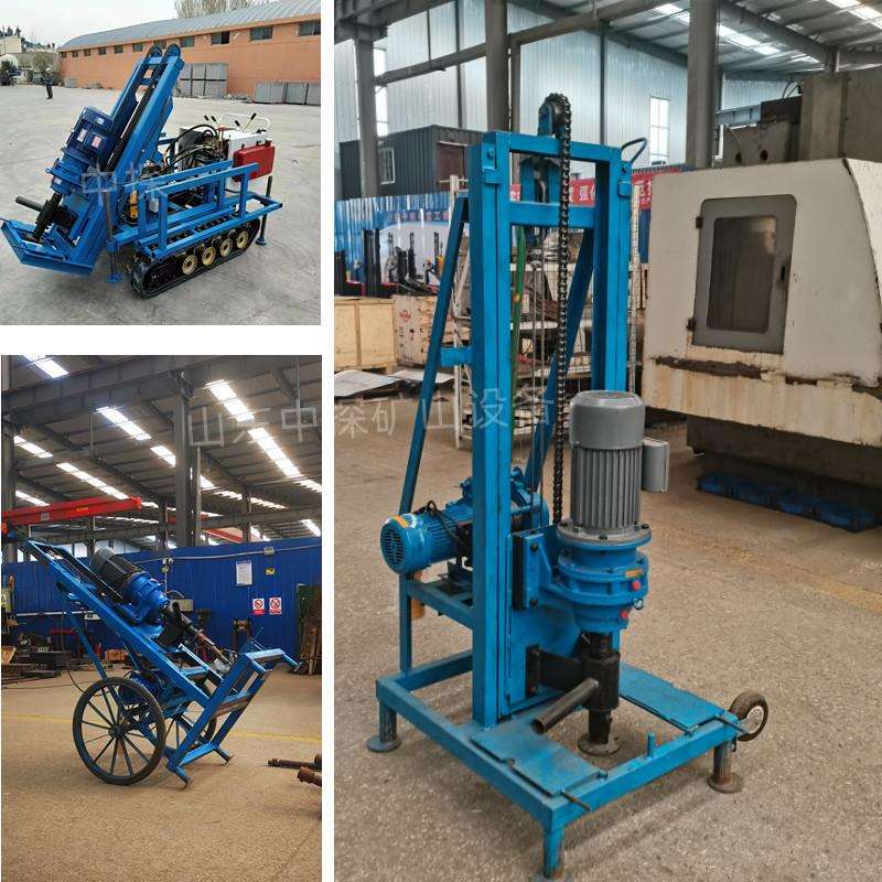 厂家报价家用折叠式打井机 农田灌溉钻井机 小型液压水井钻机现货