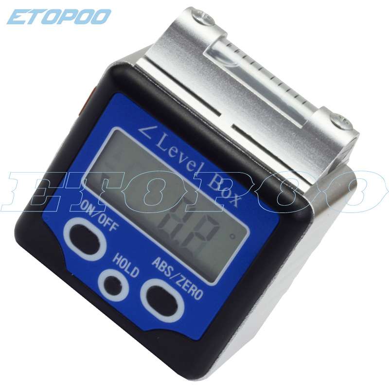 HUOTO 4*90 带ABS功能 带水平 带磁 迷你倾角盒 数显角度尺坡度仪