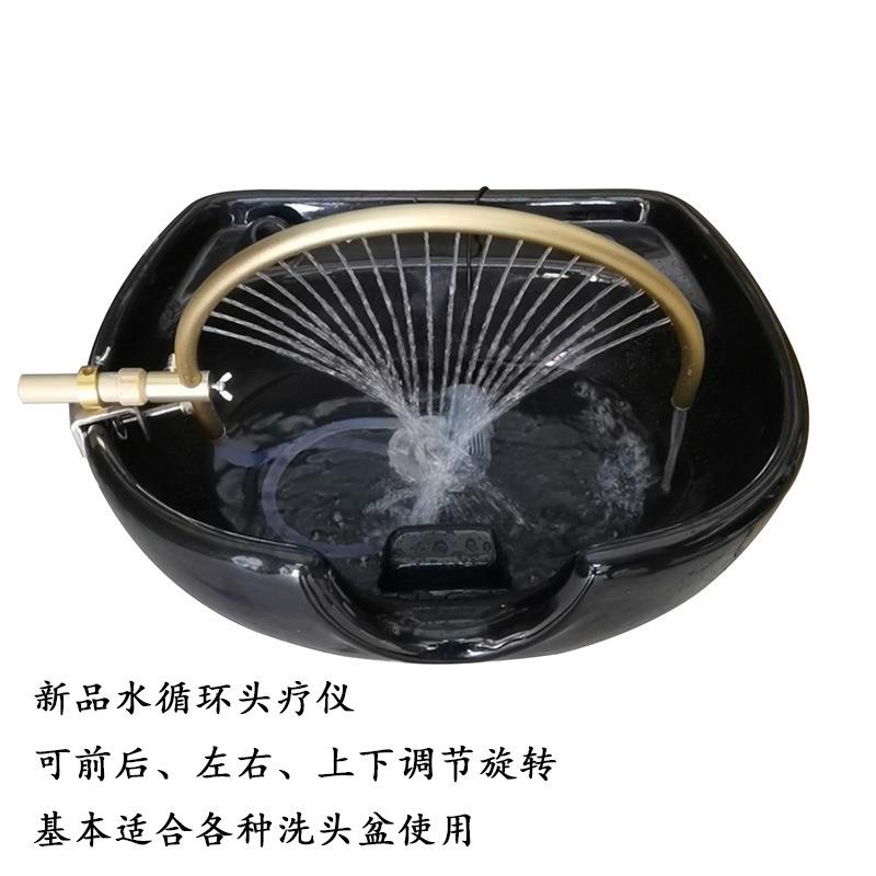 洗头床加装水循环冲水床移动茶麸水循环仪冲水洗头床加装