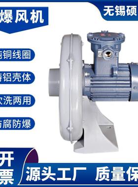 0.75kwBT4铝壳气体输送防爆风机 RB-750 750w二级能效 免维护工作