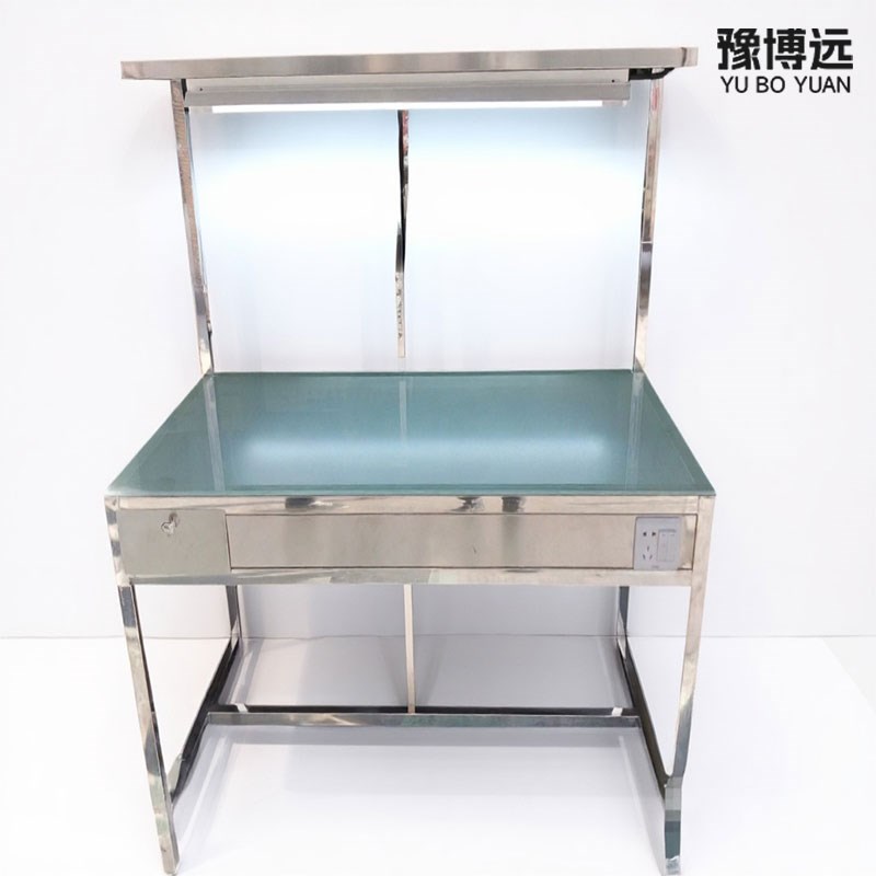 304不锈钢灯检台产品检验台操作台检测透光台车间质Y检台检验桌