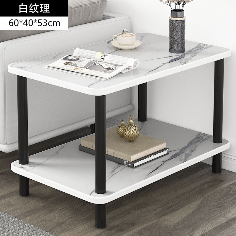 边几沙发边柜客厅l家用钢化玻璃茶几小桌子简约现代阳台喝茶小方