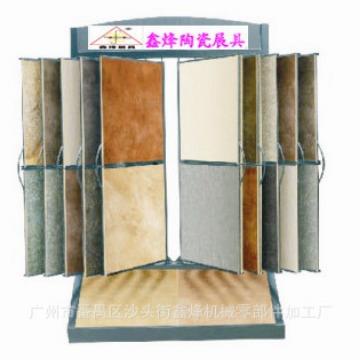 插槽式翻页展架 木地板石材展示柜 瓷砖瓷片展示架 600地砖翻页架