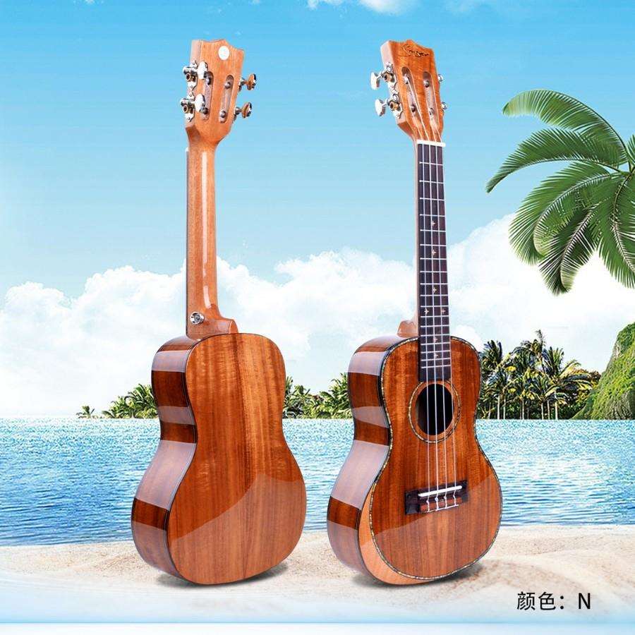 ARS-13 24寸单板尤克里里正桶全相思木面单靠手儿童成人ukulele