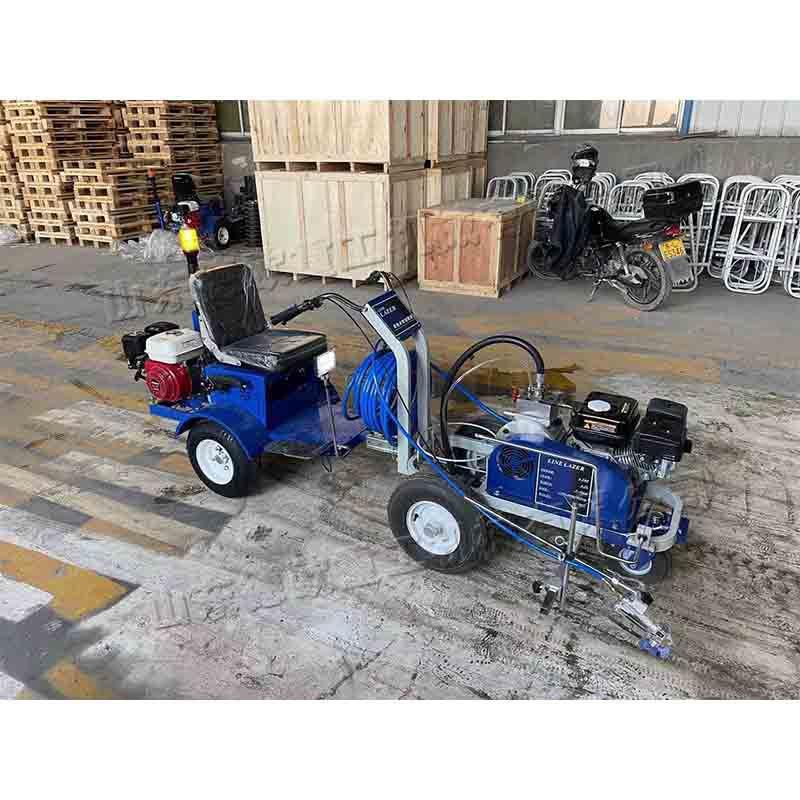 小区停车位冷漆划线机 道路冷喷标线机 公路交通指示划线小推车
