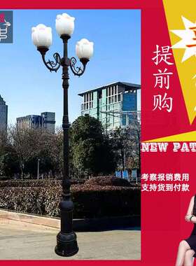 3mLED户外小区园林庭院灯4米文旅景区复古造型别墅不夜城景观灯