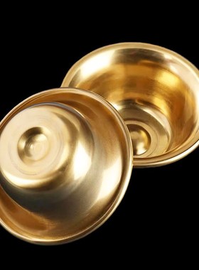 松吉仓 直径7cm7个一套黄铜供水碗圣水杯佛堂用品桌面摆件 满包邮