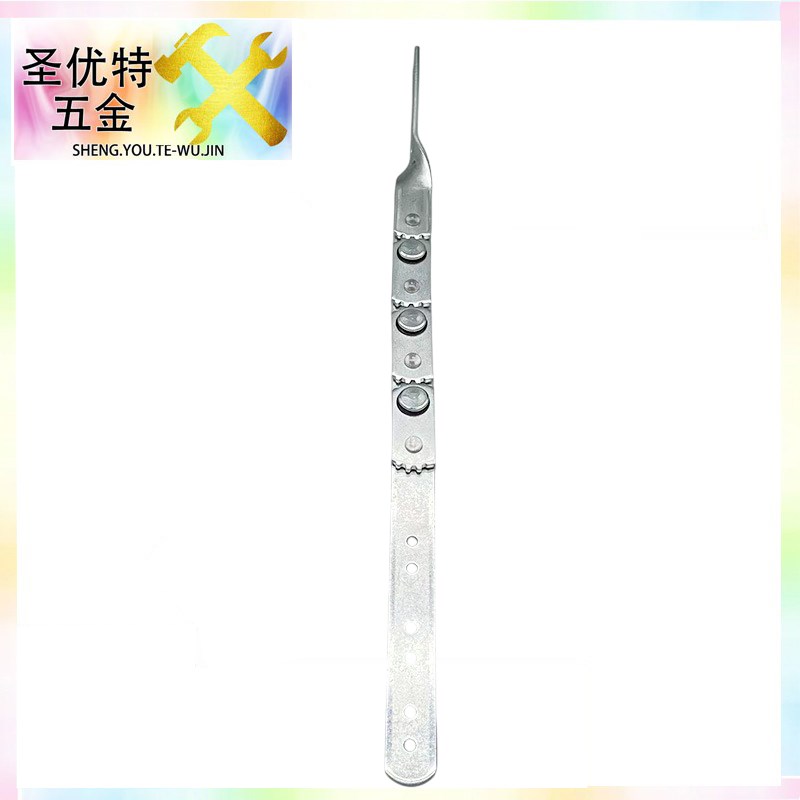 花瓣沙发五金家具配件多节扭边铰链双向折弯调节加重受力长齿铰链