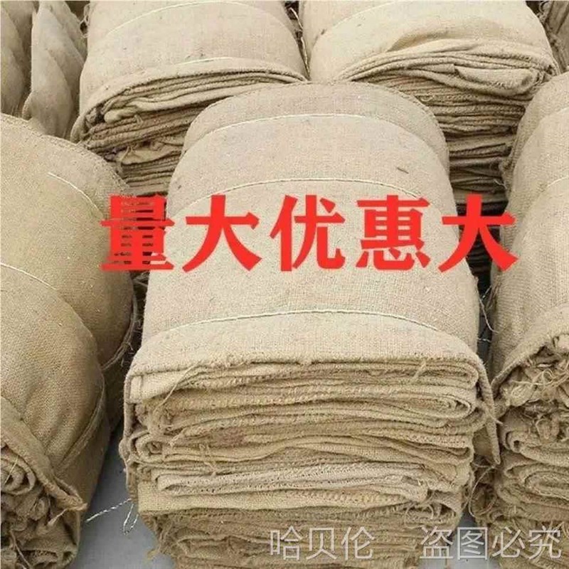 麻袋老式加厚麻布袋粗麻布防汛防滑粮食五金铺路物业车库编织麻袋