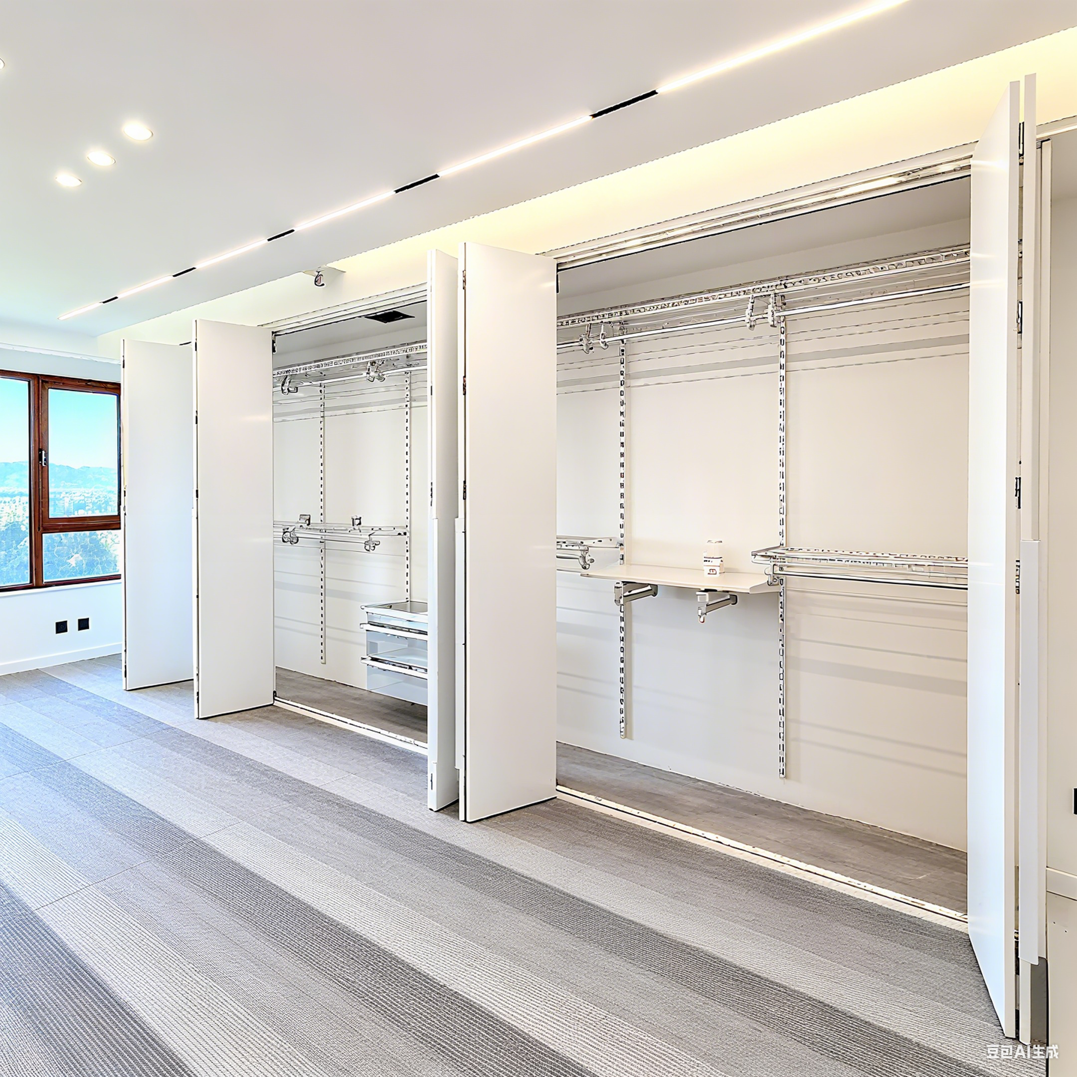 碳钢金属衣柜框架可定制包安装