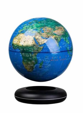 磁悬浮旋转地球仪小众轻奢招财送长辈客户领导发光摆件商务礼品