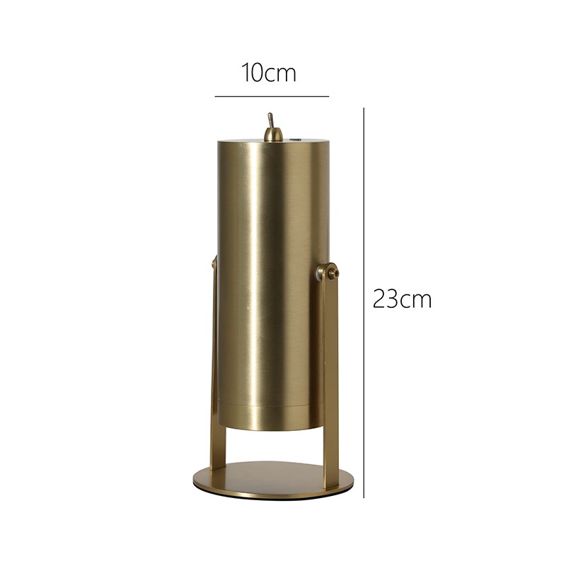 形上中古风充电氛围灯金属床头酒吧别墅餐桌高级感V拨杆小台灯装