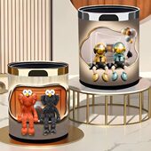 垃圾桶家用客厅轻奢高档现代简约2023新款 M大容量卫生间厨房无盖