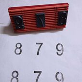 字高25MM粗卡槽日期批号字模 机字粒 单行 多行数字字母组合打码