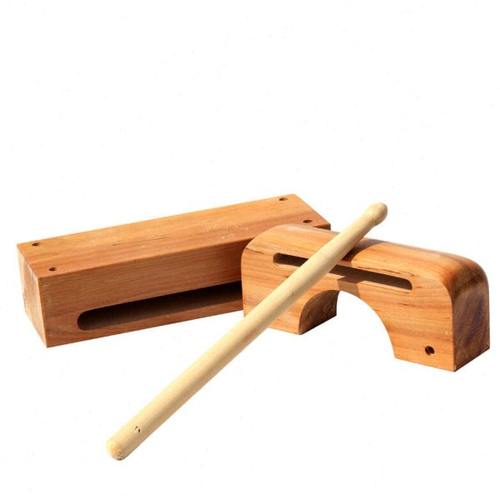 新宝乐器梆子 高低梆子高低板长短角木鱼高音低音木鱼低梆子