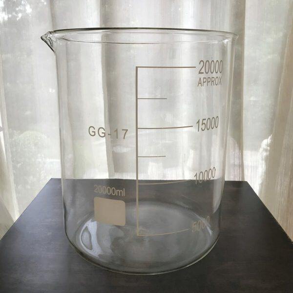 玻璃烧杯10L 20L 30L50L带刻度大型实验耐热器皿厚料出口品质2万