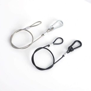 包胶不锈钢丝绳两头压制钢丝威亚防坠落安全绳舞台灯音响保险绳子