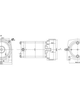 12V直流电机500W电动绞盘电机500rpm正反转永磁有刷电机绞盘电机