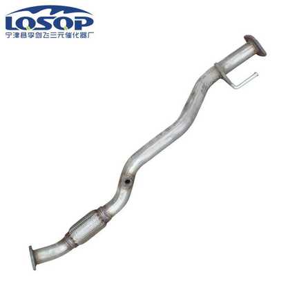 厂家直供消声器 适用于比亚迪S6前节静音排气管汽车消声器