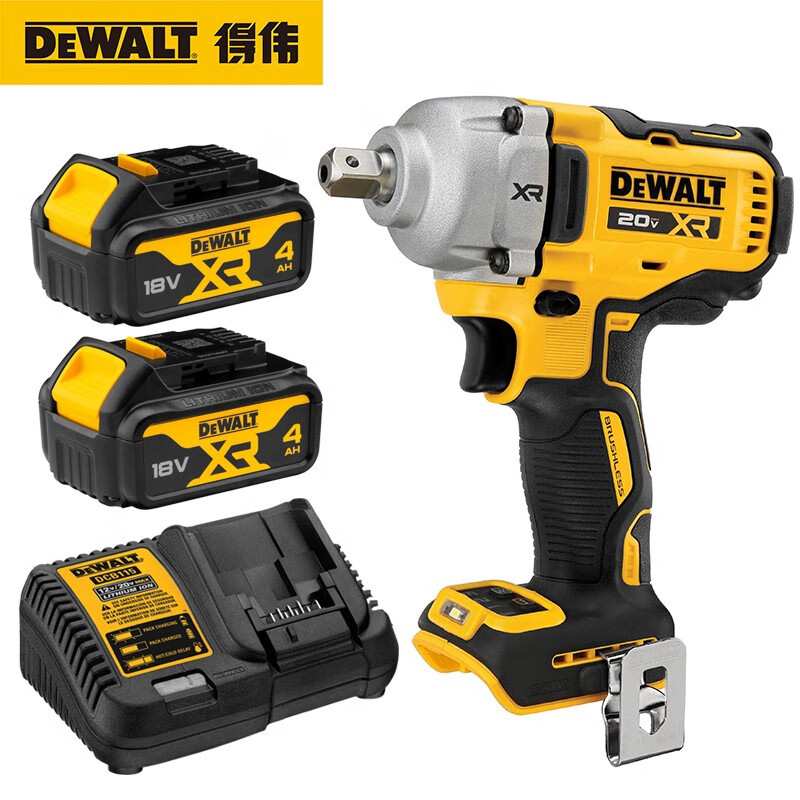 得伟(DEWALT)DCF892M2T-A9冲击起子机无刷锂电螺丝刀手电钻20V