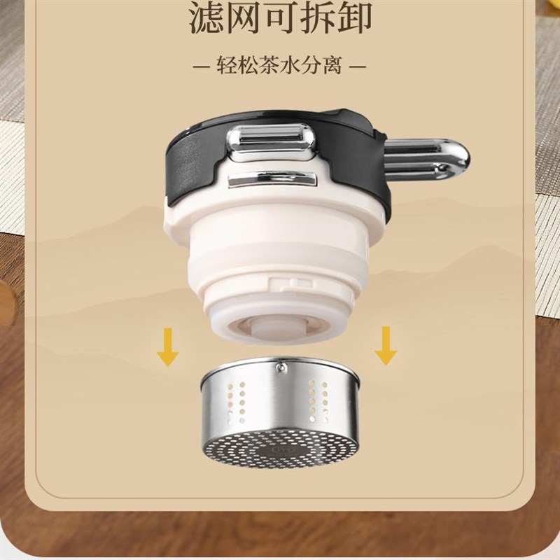 316L不锈钢保温壶大容量焖茶壶家用老白茶焖泡茶水分离泡茶壶2L
