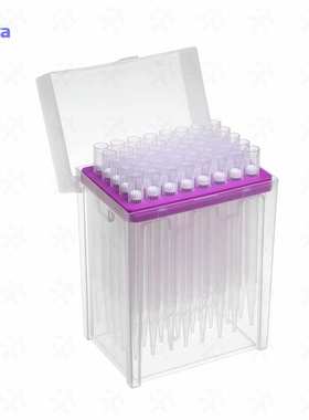 Virya 一次性枪头5ml吸头 大头适配Eppendorf 紫色枪头盒 3219503