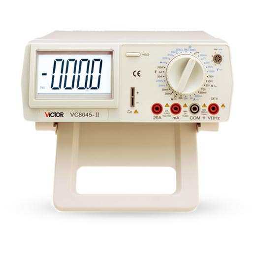 胜利数字万用表VC8045-II高精度台式万用表 带交流真有效值