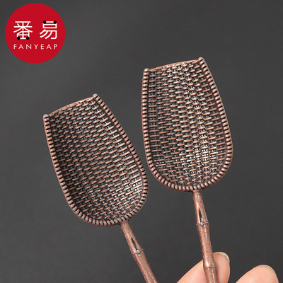茶勺AD1sn001-茶匙小长柄茶铲子取茶叶勺子茶则功夫茶道茶具配件