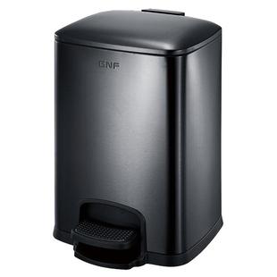 南3升迷你方形垃圾桶国外卫生间房间垃圾桶SJ3 F03静音脚踏桶