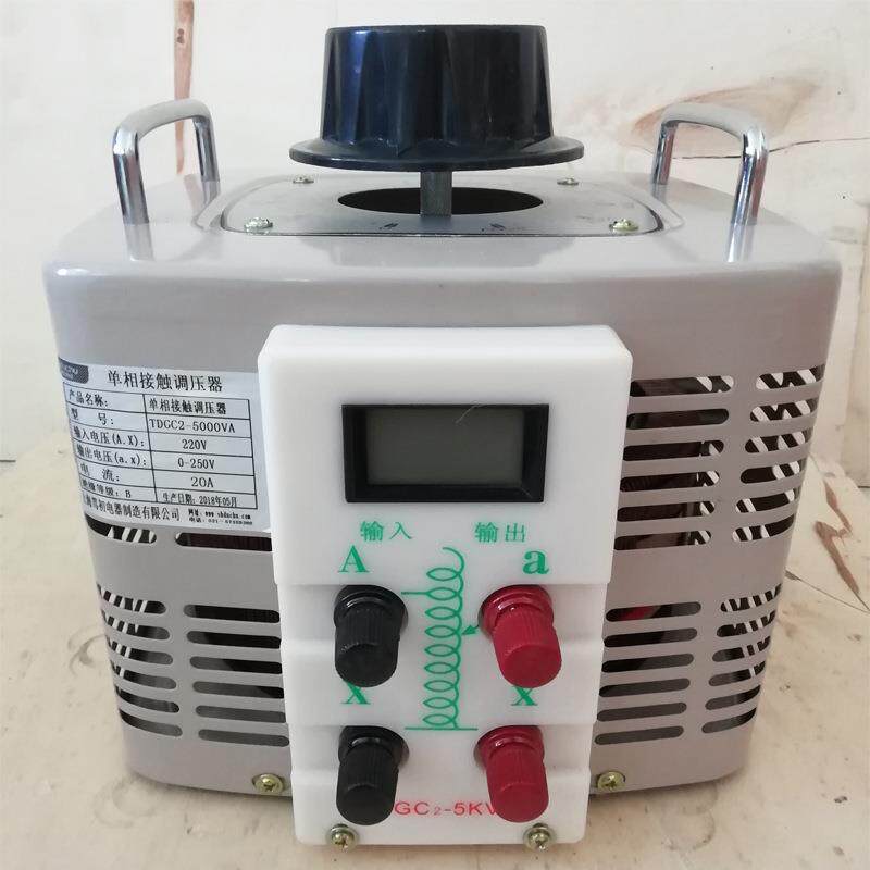 单相接触干式调压器TCDG2-5VA可调0-250V300V交流3VA2000VA