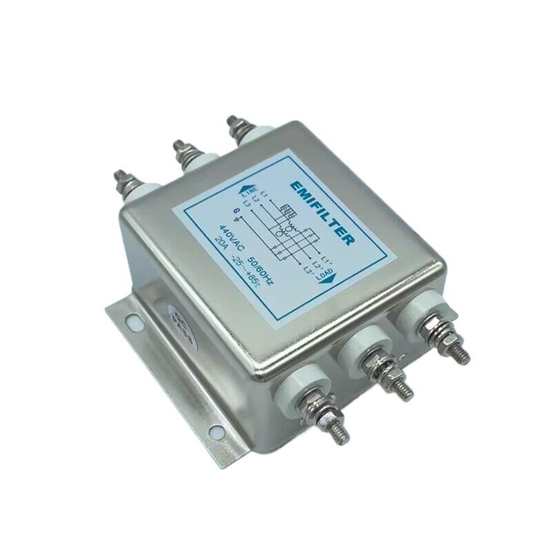 【折扣价】三相三线380VAC抗干扰电源滤波器器65A40A30A20A三项