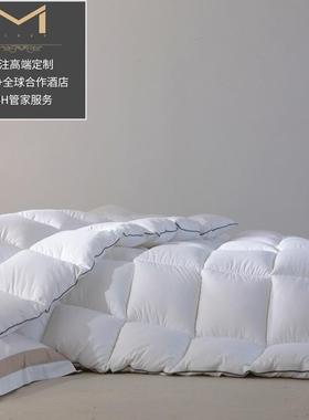 【折扣价】全棉白色宾馆酒店民宿被子纯棉冬被芯整张可机洗羽丝棉