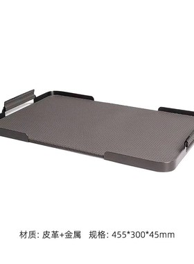 现代样板房售楼处k酒店洽谈桌茶几托盘酒具水晶石软装组合饰品摆