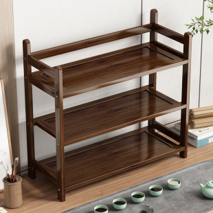 桌面置物架多层办公室内摆件收z纳架家用小型多宝阁博古架茶叶架