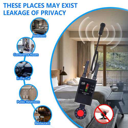 RF Detector Scan Wireless Eavesdropping Radio Frequency