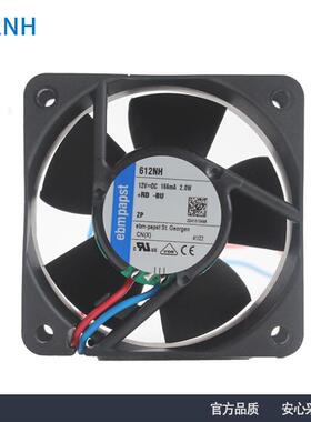 德国原装进口612NH602512V2.0W工业设备轴流散热风扇
