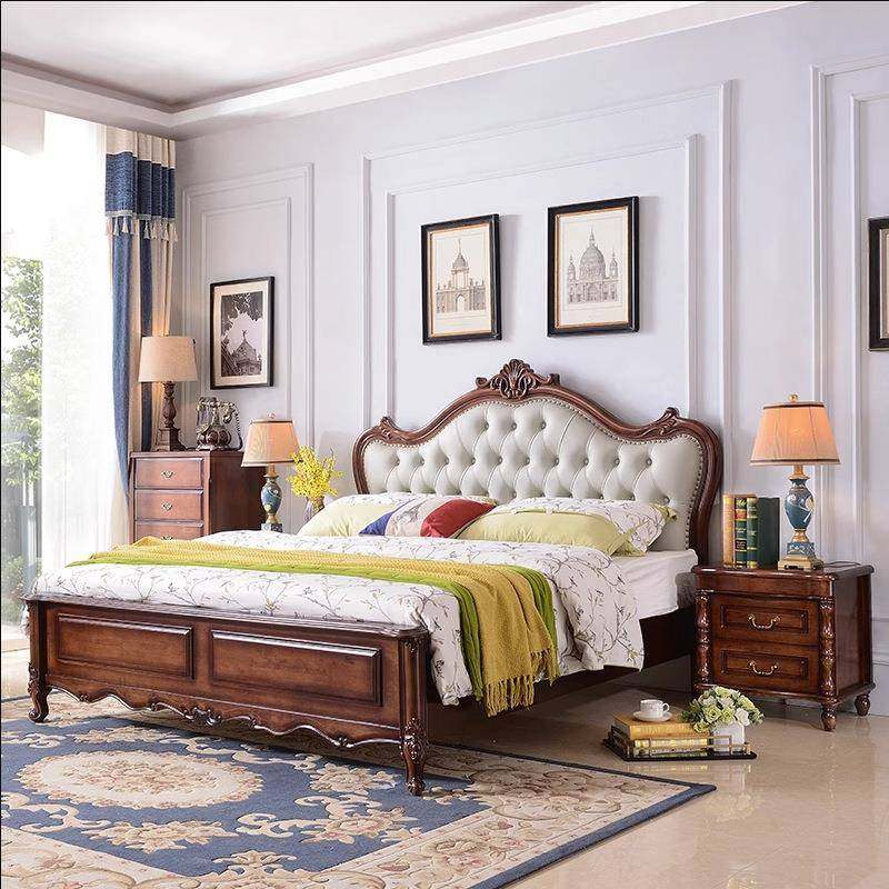 美式轻奢实木床现代简欧床头雕花软包靠背主卧双人床收纳储物大床,鲜花速递/花卉仿真/绿植园艺,割草机/草坪机,淘宝优惠券,粉丝福利购,淘宝优惠卷