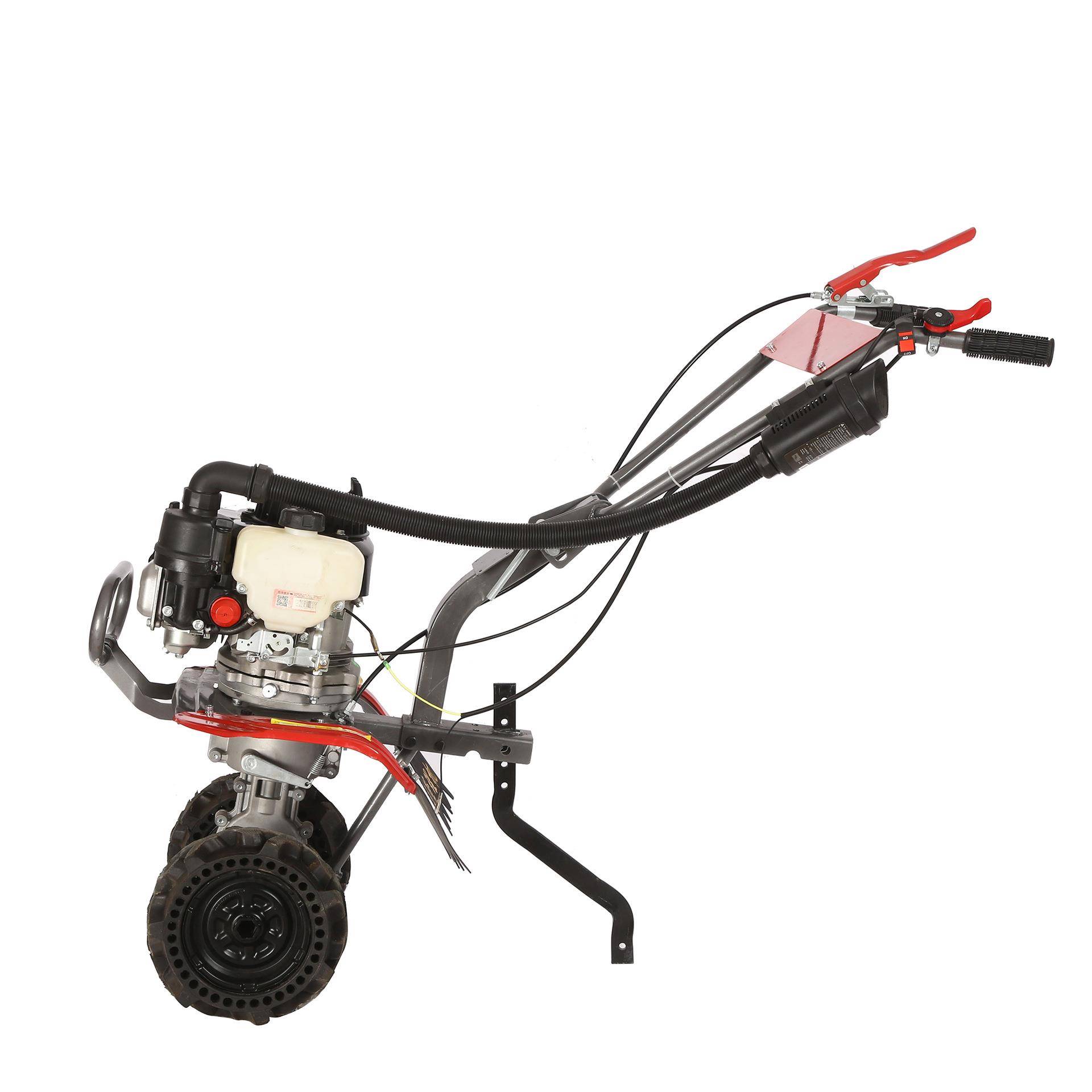 水田农村小型旋耕机大功率翻地锄草多功能微耕机松土开沟机