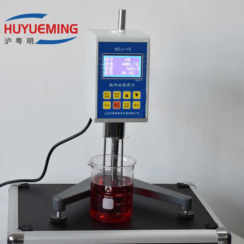 NDJ-5S旋转粘度计.10-100000mpas. 配1-4#转子现货销售数显粘度计