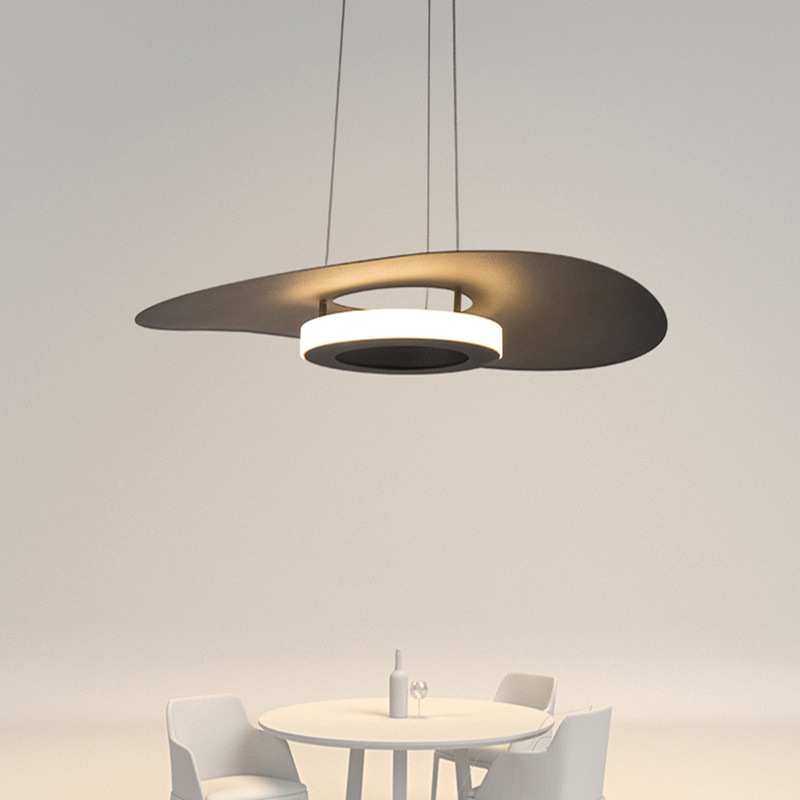 飞碟餐厅吊灯现代简约新款样板间设计师创意餐桌艺术吧台装饰灯具