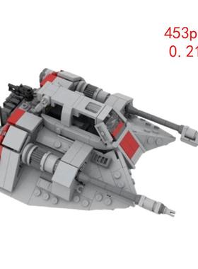 热卖现货MOC-125972小颗粒拼装积木玩具雪地飞车益智模型摆件