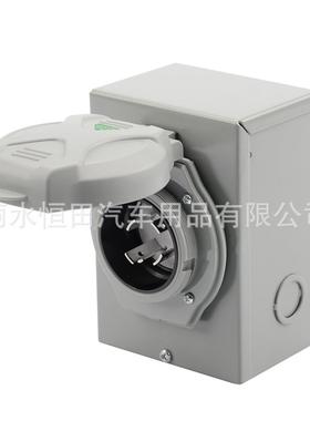 北美房车营地RML1430PB四芯30A自锁式充电桩PowerBoxL14-30P